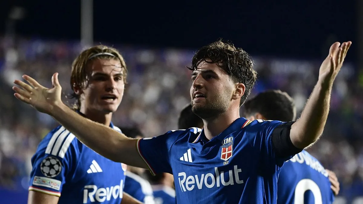 La Champions del Como è subito una festa, Lipsia travolto